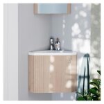 Meuble lave - mains dangle décor chêne koda Meuble lave - mains dangle décor chêne koda