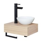 Meuble lave - mains soho plan pais vasque blanche