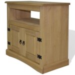 Meilleurs meuble - moderne meuble tv gamme corona pin mexicain 80x43x78 cm(poids:17. 9) - 5027