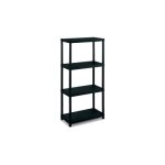 Meuble - okt - edm s4 - 4 tagres - noir - contemporain