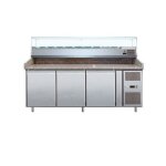 Meuble pizzas 3 p. 600x400 mm + 2 / + 8c gaz r290 l2g