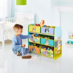 Meuble de rangement pour chambre d?enfant avec 6 bacs bluey