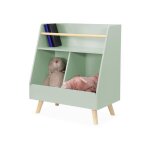 Meuble de rangement enfant. vert. 2 compartiments