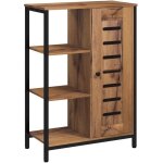 Kleankin - meuble de salle de bain - bois - 60x30x85cm - marron