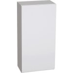 Meuble de rangement - meuble haut 1 porte - faible profondeur blanc