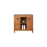 Meuble sous vasque en bois dacacia - 90 cm - pulukan Meuble sous vasque en bois dacacia - 90 cm - pulukan