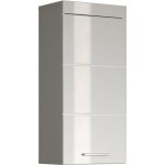Meuble de salle de bain rangement haut - 1 porte - blanc - l 37 x p 23 x h 77 cm - amanda Meuble de salle de bain rangement haut - 1 porte - blanc - l 37 x p 23 x h 77 cm - amanda
