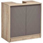 Homcom - meuble salle de bain - mdf - 60x30x598cm - gris