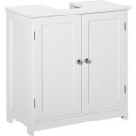 Kleankin - meuble salle de bain - mdf - 60x30x60cm - blanc