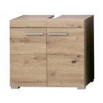 Meuble de salle de bain sous vasque avec 2 portes coloris chêne à noeuds - longueur 60 x hauteur 56 x ... Meuble de salle de bain sous vasque avec 2 portes coloris chêne à noeuds - longueur 60 x hauteur 56 x ...