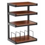 Meuble de salon - norstone - esse hi - fi vinyl - marron - laqu� - contemporain