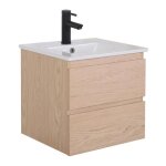 Meuble simple vasque sorrento 45 cm + vasque int�gr�e