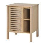 Meuble simple vasque talix sur pieds en ch�ne naturel 60 cm