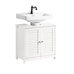 Meuble sous - lavabo frg237 - ii - w sobuy - meuble de salle de bain - 2 portes et 2 tages  l?intrieur ...