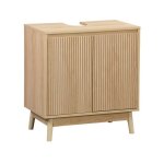 Meuble sous lavabo scandinave dcor bois linear