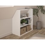 Meuble sous pente 2 �tag�res - blanc - adezio