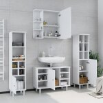 Meuble sous vasque simple fynn 80x54cm blanc vicco