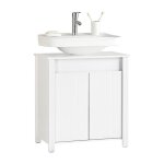 Sobuy meuble sous lavabo salle de bain 60x34x655 cm meuble sous Évier avec 2 portes et Étagère réglable ... Sobuy meuble sous lavabo salle de bain 60x34x655 cm meuble sous Évier avec 2 portes et Étagère réglable ...
