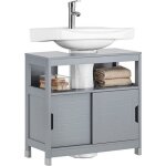 Meuble sous vasque frg128 - ii - sg sobuy anti - humidité gris l60 x p30 x h60cm Meuble sous vasque frg128 - ii - sg sobuy anti - humidité gris l60 x p30 x h60cm