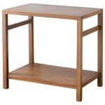 Meuble sous vasque en teck massif 80cm dewi