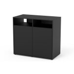 Meuble pour terrarium 88x45cm ouvert - terratlantis noir Meuble pour terrarium 88x45cm ouvert - terratlantis noir