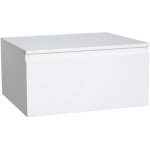 Meuble tiroir / module de rangement salle de bain will blanc