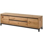 Meuble tv 190x40 ch�ne sauvage huil� bianco villanders n� 253