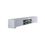 Meuble tv 2 portes collection folomi coloris blanc laqué brillant Meuble tv 2 portes collection folomi coloris blanc laqué brillant