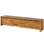 Meuble tv 220x45 ch�ne sauvage huil� bois naturel pure oak n� 704