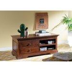 Meuble tv - bois massif dacacia laqu (nougat) - oxford 317