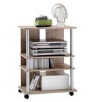 Meuble tv 4 niveaux design tanvent 85cm naturel