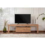 Meuble tv - enclave - pin atlantique - 180 x 50 x 31 cm