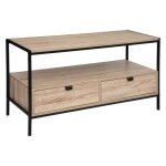 Meuble tv aliaj effet ch�ne naturel - 5 five simply smart