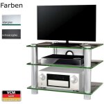 Netasa meuble tv hifi video commode rangement verre