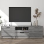 Meuble tv - keenso - kn005 - sonoma gris - bois dingnierie - 140x35x40 cm