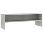 Meuble tv - omabeta - m16001 - gris bton - 120 x 40 x 40 cm - agglomr haut de gamme