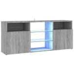 Meuble tv - salalis - dp48769 - sonoma gris - bois dingénierie - led rgb - 120x30x50 cm Meuble tv - salalis - dp48769 - sonoma gris - bois dingénierie - led rgb - 120x30x50 cm