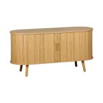 Meuble tv scandinave 2 portes coulissantes. 4 compartiments. effet bois rainuré naturel. l120 x 40 x ... Meuble tv scandinave 2 portes coulissantes. 4 compartiments. effet bois rainuré naturel. l120 x 40 x ...