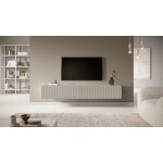 Meuble tv - beige gris - telire - 175 x 316 x 30