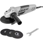Meuleuse - rondy - 125mm - 900w - filaire - 3 disques à tronçonner Meuleuse - rondy - 125mm - 900w - filaire - 3 disques à tronçonner