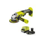 Pack ryobi meuleuse dangle r18ag - 0 - 18 v one + - 1 batterie 2. 0ah - 1 chargeur rapide rc18120 - 120 ...