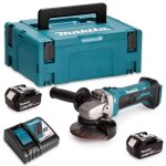 Meuleuse angulaire 18v lxt �115 mm (2x50 ah) en makpac - makita dga452rtj