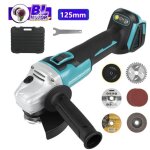 Meuleuse dangle �lectrique sans fil sans balais 125mm 12000rpm 3 vitesses variable avec 9 accessoires ...