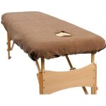Mfb ® - drap housse de protection pour table de massage moka classique avec trou visage Mfb ® - drap housse de protection pour table de massage moka classique avec trou visage