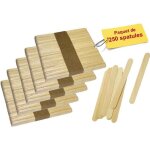 Mfb provence - spatules jetables en bois - abaisse langue 13 x 12 cm par 250