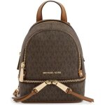 Sac à dos - michael kors - 30s7gezb1v - cuir synthétique - marron - 2 poches intérieures Sac à dos - michael kors - 30s7gezb1v - cuir synthétique - marron - 2 poches intérieures