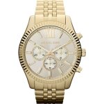 Montre chronographe - michael kors - mk8281 - acier inoxydable - doré - 10 atm étanche Montre chronographe - michael kors - mk8281 - acier inoxydable - doré - 10 atm étanche