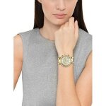 Montre femme - michael kors - mk5354 - acier inoxydable dor - tanche 5 atm - chronographe