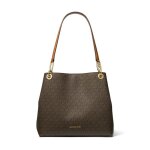 Michael kors kensington sac bandouli�re marron acorn 31. 8 x 14 x 26 cm - cuir synth�tique