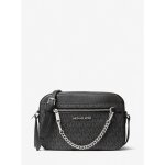 Sac bandoulire - michael kors - mk signature - noir - 24cm x 17cm x 7cm - bandoulire amovible